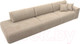 Миниатюра изображения товара Диван Лига Диванов Лига-036 Модерн Лонг подлокотник справа / 121356 (велюр бежевый)