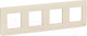 Миниатюра изображения товара Рамка для выключателей и розеток Schneider Electric Unica NU200844