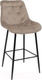 Миниатюра изображения товара Стул барный AksHome Atina (бежевый велюр HLR-8/черный)