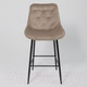 Миниатюра изображения товара Стул барный AksHome Atina (бежевый велюр HLR-8/черный)