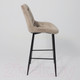 Миниатюра изображения товара Стул барный AksHome Atina (бежевый велюр HLR-8/черный)