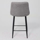 Миниатюра изображения товара Стул барный AksHome Baron (серый микровелюр CD2302-26/черный)