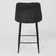 Миниатюра изображения товара Стул барный AksHome Baron (черный микровелюр CD2302-29/черный)