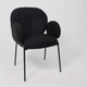 Миниатюра изображения товара Кресло мягкое AksHome Charley (черный букле QQS15/черный)