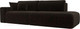 Миниатюра изображения товара Диван Лига Диванов Лига-036 Модерн подлокотник слева / 121332L  (микровельвет коричневый)