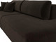 Миниатюра изображения товара Диван Лига Диванов Лига-036 Модерн подлокотник слева / 121332L  (микровельвет коричневый)