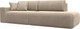 Миниатюра изображения товара Диван Лига Диванов Лига-036 Модерн подлокотник слева / 121339L  (велюр бежевый)