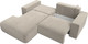 Миниатюра изображения товара Диван угловой Лига Диванов Лига-036 Классик левый / 121364L (микровельвет бежевый)