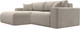 Миниатюра изображения товара Диван угловой Лига Диванов Лига-036 Классик левый / 121364L (микровельвет бежевый)
