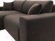 Миниатюра изображения товара Диван угловой Лига Диванов Лига-036 Классик левый / 121377L (велюр коричневый)