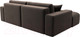 Миниатюра изображения товара Диван угловой Лига Диванов Лига-036 Классик левый / 121377L (велюр коричневый)