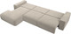 Миниатюра изображения товара Диван угловой Лига Диванов Лига-036 Классик Лонг левый / 121381L (микровельвет бежевый)