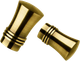 Миниатюра изображения товара Набор наконечников для карниза Lm Decor YF071 Гиро 16мм (2шт, золото)