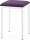 Миниатюра изображения товара Табурет AMC Comfort 7 Г Т6.14 (ткань баклажан/белый)