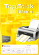Миниатюра изображения товара Набор этикеток Herma Topstick 210x297мм / 8720 (100л)