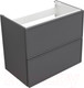 Миниатюра изображения товара Тумба под умывальник Aquanet Арт 75 / 329064 (ясень графит)