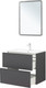 Миниатюра изображения товара Тумба под умывальник Aquanet Арт 75 / 329064 (ясень графит)