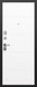 Миниатюра изображения товара Входная дверь Гарда 9 Серебристый/эмалит белый (86x205, левая)