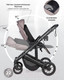 Миниатюра изображения товара Детская универсальная коляска Farfello Sola Trio Comfort 3 в 1 / SOLA-4 (серый)