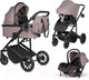 Миниатюра изображения товара Детская универсальная коляска Farfello Sola Trio Comfort 3 в 1 / SOLA-4 (серый)