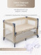 Миниатюра изображения товара Кровать-манеж Amarobaby Transform Classic / AMARO-26TrC/03 (бежевый)