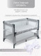 Миниатюра изображения товара Кровать-манеж Amarobaby Transform Classic / AMARO-26TrC/11 (серый)