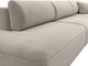 Миниатюра изображения товара Диван угловой Лига Диванов Лига-036 Модерн Лонг правый / 121415 (микровельвет бежевый)