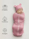 Миниатюра изображения товара Пеленка-кокон детская Amarobaby Fashion / AB-OD22-FS571/06-56 (розовый, р.56-68)