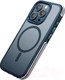 Миниатюра изображения товара Чехол-накладка Hoco AS5 для iPhone 15 Pro Max магнитный противоударный (синий)
