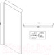 Миниатюра изображения товара Душевая стенка Niagara NG-CH90-34 90x195
