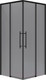 Миниатюра изображения товара Душевой уголок Niagara NG-2830-34BLACK 100x100x195 (черный матовый/тонированное стекло)