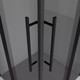 Миниатюра изображения товара Душевой уголок Niagara NG-2830-34BLACK 100x100x195 (черный матовый/тонированное стекло)