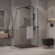 Миниатюра изображения товара Душевая стенка Niagara NG-670-90ВLACK 90x195 (черный матовый/прозрачное стекло)
