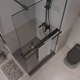 Миниатюра изображения товара Душевая стенка Niagara NG-670-90ВLACK 90x195 (черный матовый/прозрачное стекло)