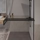 Миниатюра изображения товара Душевая стенка Niagara NG-670-90ВLACK 90x195 (черный матовый/прозрачное стекло)