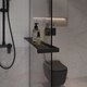 Миниатюра изображения товара Душевая стенка Niagara NG-670-90ВLACK 90x195 (черный матовый/прозрачное стекло)
