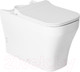 Миниатюра изображения товара Чаша унитаза напольного Quarter Bath 70CG06001 сиденье Slim с микролифом (без бачка)
