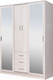 Миниатюра изображения товара Шкаф-купе Рэйгрупп 160 VH Elza EL-01.01 (ясень снежный)