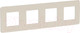 Миниатюра изображения товара Рамка для выключателей и розеток Schneider Electric Unica NU280824