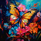 Миниатюра изображения товара Набор алмазной вышивки Феникс+ Яркая бабочка / 65607