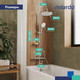 Миниатюра изображения товара Душевая система со смесителем Milardo Ideal Spa ILSSBTHM06