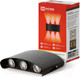 Миниатюра изображения товара Бра уличное INhome TWIN-8B 8Вт 3000К IP54 / 4690612051963 (черный)