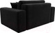 Миниатюра изображения товара Кресло-кровать Лига Диванов Лига-036 / 121295 (велюр черный)