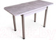 Миниатюра изображения товара Обеденный стол СВД Юнио 100-130x60 / 051.П16.Х (бетон/хром)