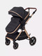 Миниатюра изображения товара Детская универсальная коляска Rant Basic Roller Gold 2 в 1 / RA161  (Black)
