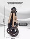 Миниатюра изображения товара Детская универсальная коляска Rant Basic Roller Gold 2 в 1 / RA161  (Black)