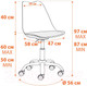 Миниатюра изображения товара Кресло офисное Tetchair Tulip mod.106-1 (белый/хром)