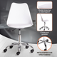Миниатюра изображения товара Кресло офисное Tetchair Tulip mod.106-1 (белый/хром)