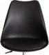Миниатюра изображения товара Кресло офисное Tetchair Tulip mod.106-1 (черный/хром)