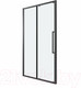 Миниатюра изображения товара Душевая дверь Grossman Cosmo 100.K33.02.110.21.00 110x195 (черный матовый/стекло прозрачное)